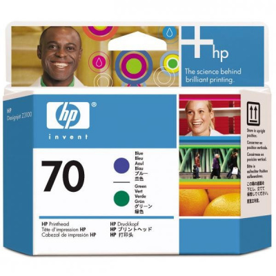 HP original cap de imprimare C9408A, HP 70, blue/green, HP DesignJet Z3100