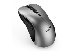 Mouse Fara fir, Genius Ergo 8100S AI 31030040404, argint-negru, optical, 1600DPI