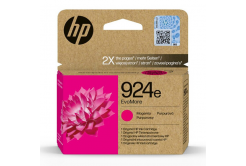 HP 924e 4K0U8NE#CE1 purpuriu (magenta) cartus original, după expirare