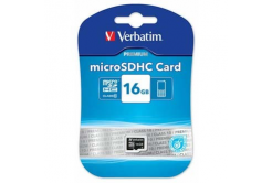Verbatim 44010 Micro Secure Digital Card Premium, card de memorie, micro SDHC, 16GB, UHS-I U1 (Class 10), 