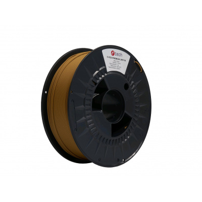 C-Tech 3DF-P-PLA1.75-WD 3D filament, PREMIUM LINE, PLA, 1,75mm, 1000g, Lemn (Brown)