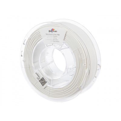 Spectrum 80261 3D filament, S-Flex 90A, 1,75mm, 250g, Alb (Polar white)