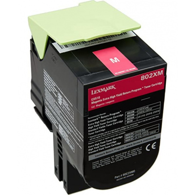 Lexmark 80C2XM0 purpuriu (magenta) toner original
