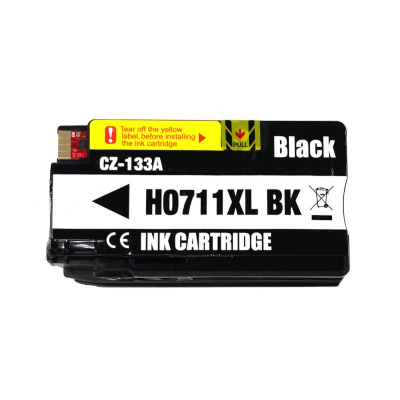 Cartus compatibil cu HP 711 CZ133A negru (black)