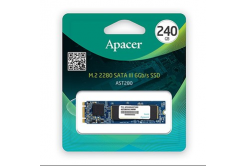 Disc intern SSD Apacer M.2 SATA III, interne M.2 SATA III, 240GB, AST280, AP240GAST280-1, 520 MB/s-R, 495 MB/s-W