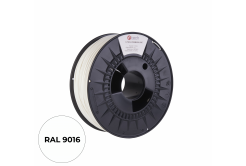 C-Tech 3DF-P-PETG1.75-9016 3D filament, PREMIUM LINE, PETG, alb trafic, RAL9016, 1,75mm, 1kg