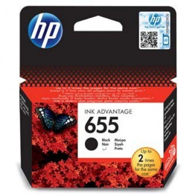 HP 655 CZ109AE negru (black) cartus original
