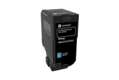 Lexmark 84C2HCE azuriu (cyan) toner original
