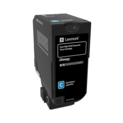 Lexmark 84C2HCE azuriu (cyan) toner original