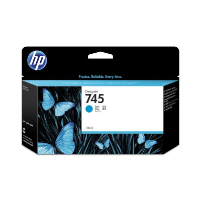 HP 745 F9J97A azuriu (cyan) cartus original