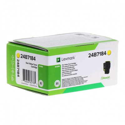 Lexmark 24B7184 galben (yellow) toner original