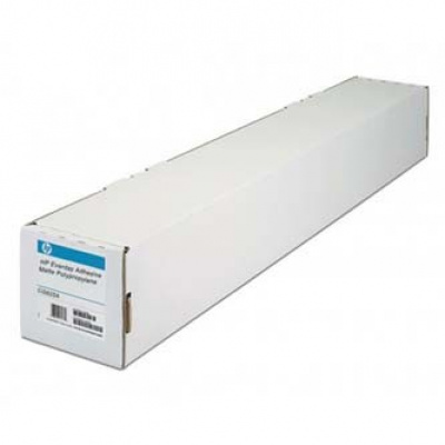 HP Everyday Adhesive Matte polipropilenăe C0F20A, 2-pack, 120 g/m2, 42", 1067mm x 22,9m, mat, autoadezivă, alb, rolă de hârtie