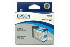 Epson T5802 azuriu (cyan) cartus original