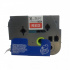 Banda compatibila Brother TZ-465 / TZe-465, 36mm x 8m, text alb / fundal rosu