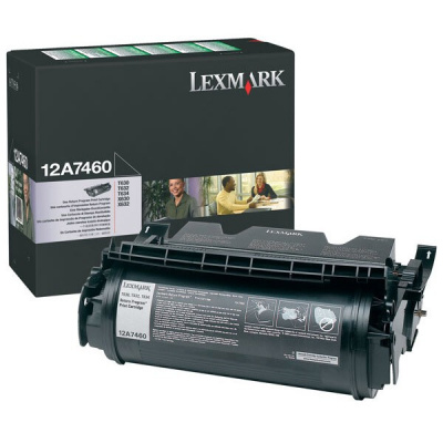 Lexmark 12A7460 negru (black) toner original