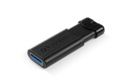 VERBATIM Flash Disk PinStripe USB 3.0, 16GB - negru