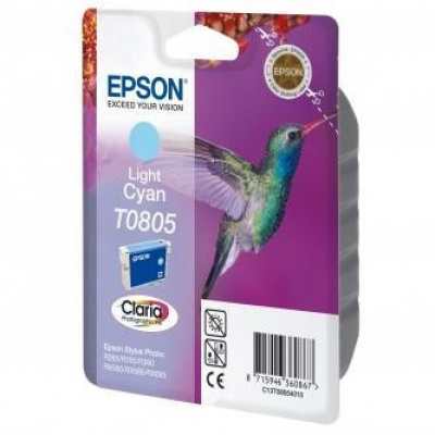 Epson T0805 C13T08054011 azuriu deschis (light cyan) cartus original