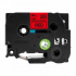 Banda compatibila Brother TZ-S461 / TZe-S461, 36mm x 8m, extr.adh. text negru / fundal rosu