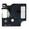 Banda compatibila Dymo 18443, 9mm x 5, 5m text negru / fundal alb, vinil