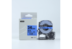Epson LTS36BW, 36mm x 5m, text albastru / fundal alb, banda compatibila