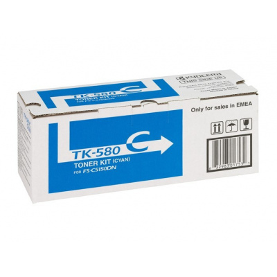 Kyocera Mita TK-580C azuriu (cyan) toner original