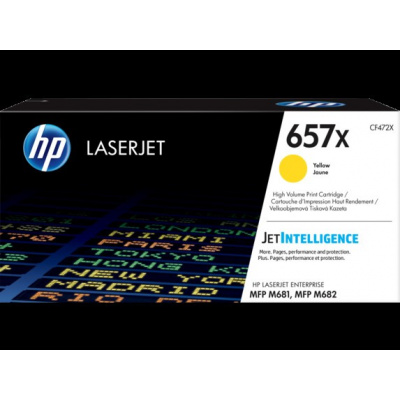 HP 657X CF472X galben (yellow) toner original