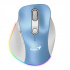 Mouse Fara fir, Genius Ergo 9000S Pro 31030039401, alb-albastru, optical, 2400DPI