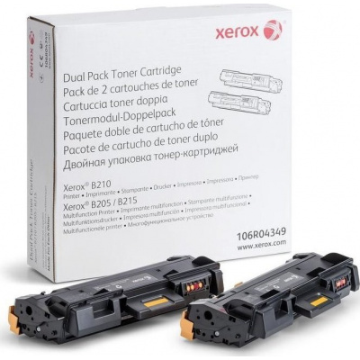 Xerox 106R04349 negru (black) toner original multipack