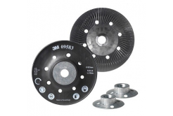 3M Suport canelat pentru discuri din fibră, negru 115 mm M14