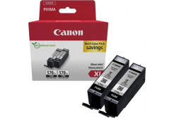Canon PGI-570XL 0318C010 negru (black) multipack de cartuse originale, 2buc.