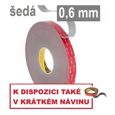 3M VHB™ GPH-060GF Oboustranně silně lepicí páska, tl. 0,6 mm 12 mm x 3 m