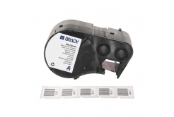 Brady M5-194-481 / 170886, 22.86 mm, Polyester, text negru / fundal alb