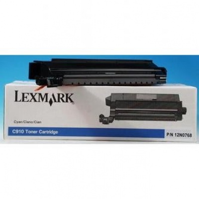 Lexmark 12N0768 azuriu (cyan) toner original