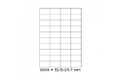 Etichete autoadezive 52,5 x 29,7 mm, 40 de etichete, A4, 100 coli