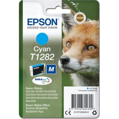 Epson T1282 C13T12824012 azuriu (cyan) cartus original