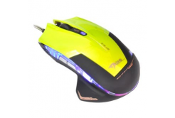 E-blue Mouse Mazer R EMS124GR(1), 2400DPI, Optical, 6tl., Cu fir USB, verde