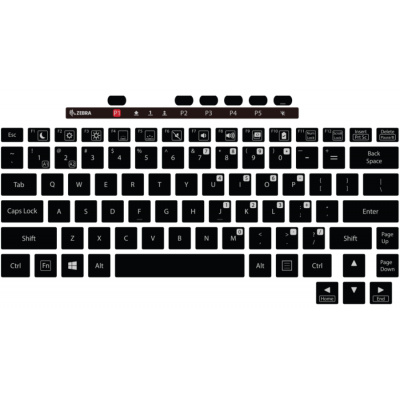 Zebra keyboard, ES