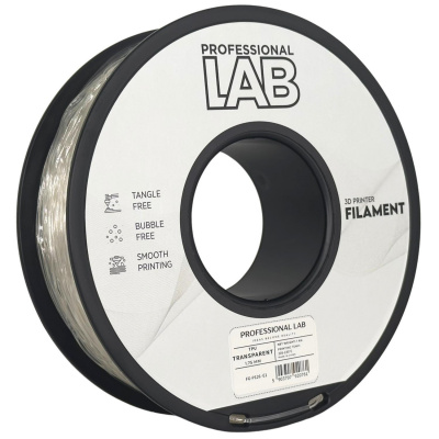 Professional Lab FG-P126-E1, 3D filament, TPU 95A, 1,75mm, 1000g, Transparent (Transparent)
