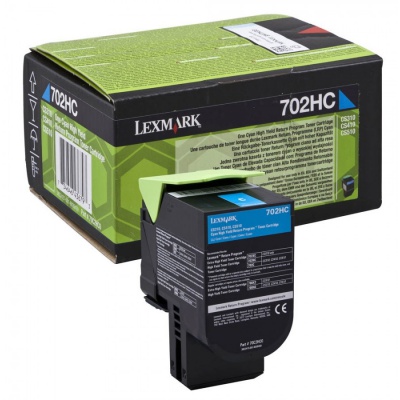 Lexmark 70C2HC0 azuriu (cyan) toner original
