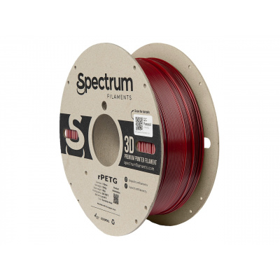 Spectrum 80593 3D filament, r-PETG, 1,75mm, 1000g, Roșu (Carmine red)