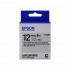 Epson LabelWorks LK-4SBE C53S654017 12mm x 9m, text negru / fundal argintiu mat, mat, banda original