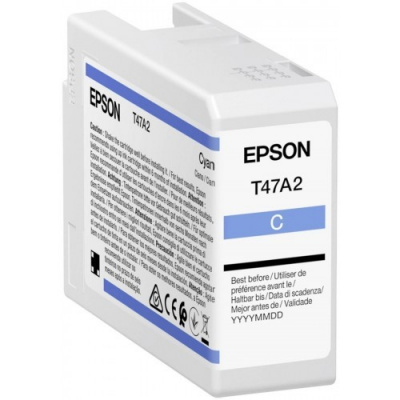 Epson T47A2 C13T47A200 azuriu (cyan) cartus original