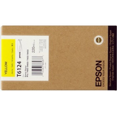 Epson T612400 galben (yellow) cartus original