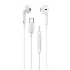 Genius HS-M365, căști cu microfon, alb, 2.0, intraauriculare, USB Type-C