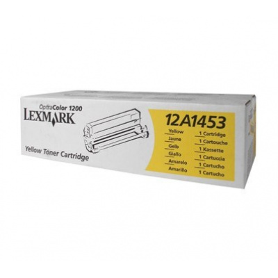 Lexmark 12A1453 galben (yellow) toner original