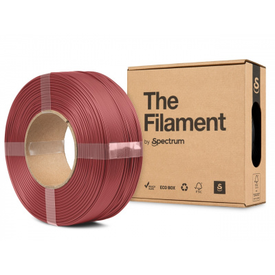 "The Filament" by Spectrum TF-24162, ReFill, PLA Matte, 1,75mm, 1000g, Roșu (October red)