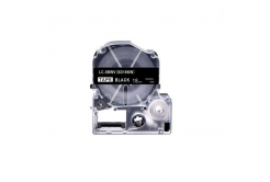 Epson LC-SD18KW, 18mm x 8m, text alb / fundal negru, banda compatibila
