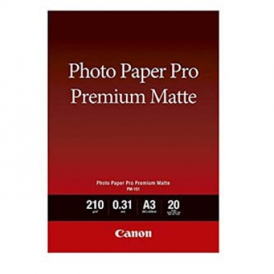 Canon paper premium mat Photo 8657B006, 210 g/m2, A3, mat, jet de cerneală, alb, hârtie fotografică