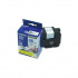 Brother TZ-555 / TZe-555, 24mm x 8m, text alb / fundal albastru, banda original