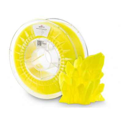 Spectrum 80883 3D filament, PLA Crystal, 1,75mm, 1000g, Galben (Electric yellow)